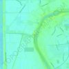 Mapa topográfico Riverview, altitud, relieve