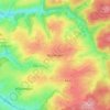 Mapa topográfico Mürringen, altitud, relieve