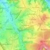 Mapa topográfico Frohnhardt, altitud, relieve