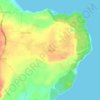 Mapa topográfico Lilo-an, altitud, relieve