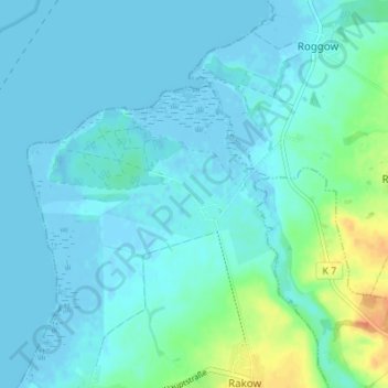 Mapa topográfico Teßmannsdorf, altitud, relieve