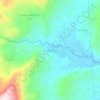 Mapa topográfico Cantumog, altitud, relieve
