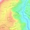 Mapa topográfico Ambabaquí, altitud, relieve