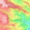 Mapa topográfico Le Carcanet, altitud, relieve