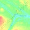 Mapa topográfico Pokka, altitud, relieve