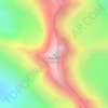 Mapa topográfico 色曲隆巴, altitud, relieve