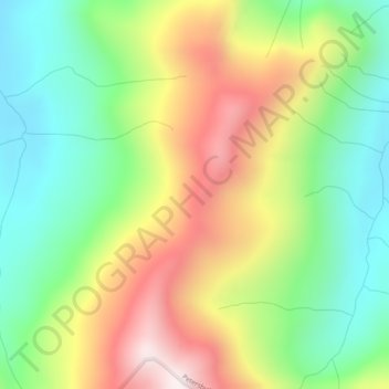 Mapa topográfico Lindenberg Peninsula, altitud, relieve