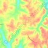 Mapa topográfico Atwood, altitud, relieve