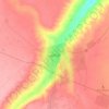 Mapa topográfico حفر الباطن, altitud, relieve