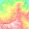 Mapa topográfico Chujuyub, altitud, relieve