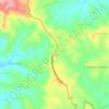 Mapa topográfico Tal-ot, altitud, relieve