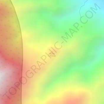 Mapa topográfico Buntu Lokosusu, altitud, relieve