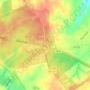 Mapa topográfico Chancellorsville, altitud, relieve