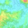 Mapa topográfico Sukailang, altitud, relieve