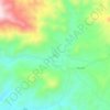 Mapa topográfico Servi, altitud, relieve