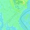 Mapa topográfico Teremtsi, altitud, relieve