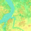Mapa topográfico Konakovo, altitud, relieve