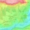 Mapa topográfico La Roche, altitud, relieve