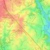 Mapa topográfico Rockcrest, altitud, relieve