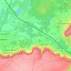 Mapa topográfico Le Moulin Rouge, altitud, relieve
