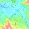 Mapa topográfico El Chical, altitud, relieve