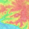 Mapa topográfico Tempête, altitud, relieve