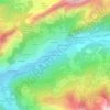 Mapa topográfico Chez les Ogay, altitud, relieve
