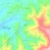 Mapa topográfico Bocado, altitud, relieve
