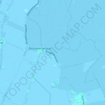 Mapa topográfico Bunderhammrich, altitud, relieve