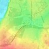 Mapa topográfico Bas Hoguet, altitud, relieve