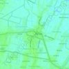 Mapa topográfico Pegulon, altitud, relieve