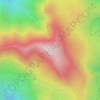 Mapa topográfico Mount Hamiguitan, altitud, relieve