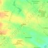 Mapa topográfico Włóki, altitud, relieve