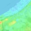 Mapa topográfico Lotissement Ben Merabet, altitud, relieve
