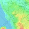 Mapa topográfico Litherland, altitud, relieve
