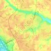 Mapa topográfico Blue Star Estates, altitud, relieve