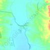Mapa topográfico Monto, altitud, relieve