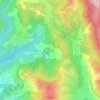 Mapa topográfico La Grau, altitud, relieve