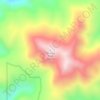 Mapa topográfico Swasey Peak, altitud, relieve
