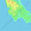 Mapa topográfico Le Manémeur, altitud, relieve