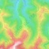 Mapa topográfico Ighil Bouamas, altitud, relieve