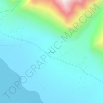 Mapa topográfico Alchori, altitud, relieve