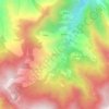 Mapa topográfico Khoti, altitud, relieve