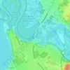 Mapa topográfico Heineberg Bridge Fishing Wilderness Access, altitud, relieve
