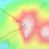 Mapa topográfico Хурзукское сельское поселение, altitud, relieve