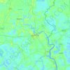 Mapa topográfico Basirhat, altitud, relieve