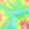 Mapa topográfico Chirwa, altitud, relieve