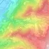 Mapa topográfico La Planta, altitud, relieve