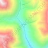 Mapa topográfico Yak Kharka, altitud, relieve