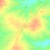 Mapa topográfico Mohra Jaswaal, altitud, relieve